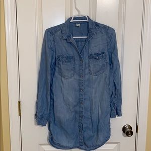 Mock jean dress